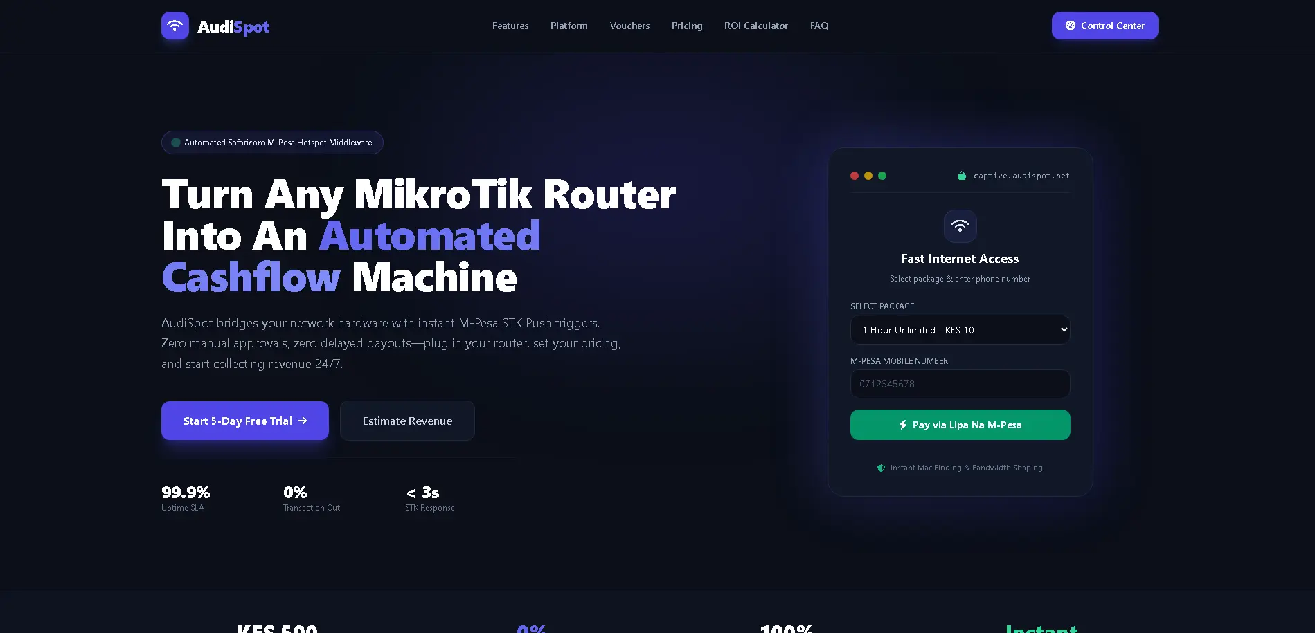 AudiSpot Website